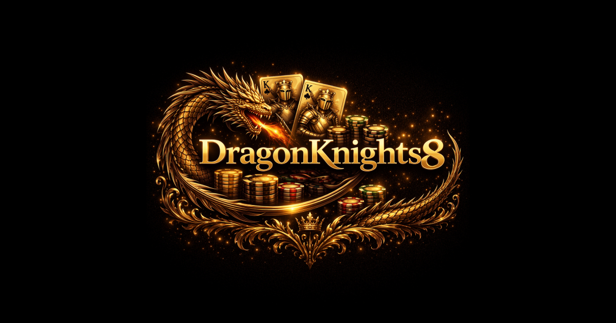 Main visual of the Dragon Knights 88 Casino platform on desktop and mobile screens